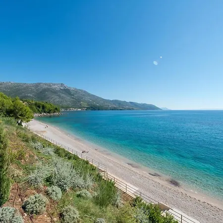 Luxury Beachfront Gracia Grande With Private Pool At The In - Peljesac *