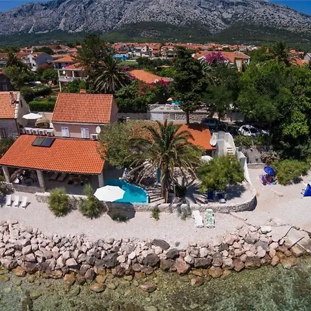 Luxury Beachfront Gracia Grande With Private Pool At The In - Peljesac Villa Orebic