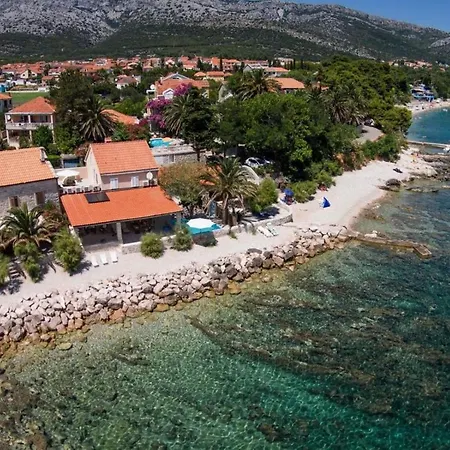 Luxury Beachfront Gracia Grande With Private Pool At The In - Peljesac *