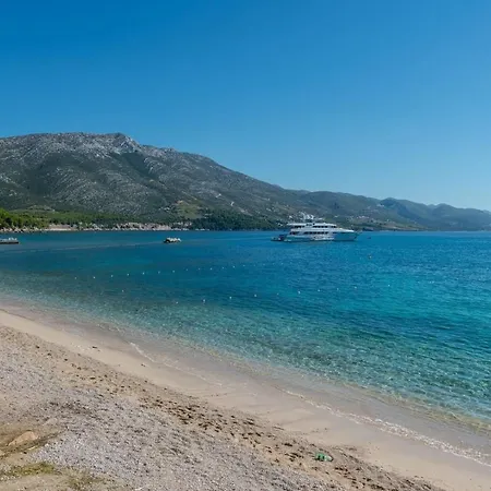 Villa Luxury Beachfront Gracia Grande With Private Pool At The In - Peljesac *